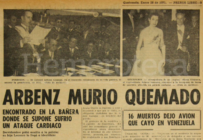 Guatemala A los 70 años de la ilusión decapitada de Jacobo Árbenz