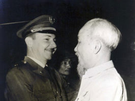 Raúl Castro y Ho Chi Minh