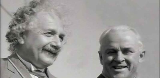 Einstein con Robert Millikan