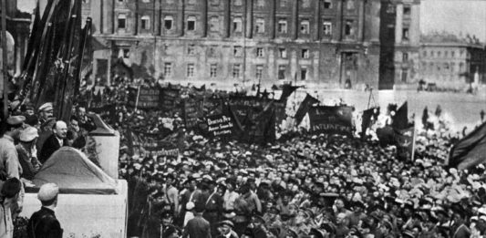 V.I. Lenin. II Congreso de Komintern.