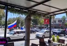 Se celebra en Chipre una caravana de coches en apoyo de Rusia