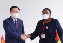 Comienza visita a Vietnam presidenta del Parlamento de Mozambique