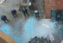 Desahucio en Catalunya: Cargas de los Mossos, tres detenidos y una mujer de 70 años inconsciente