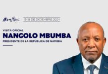 Presidente de Namibia iniciará visita oficial a Cuba