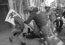 Activistas antieuro queman sede de la Junta Europea en Bulgaria