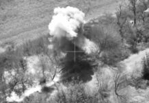 Drones rusos se lanzan en picado sobre posiciones de la OTAN y las destruyen