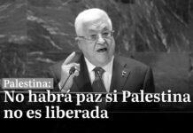 Palestina: No habrá paz si Palestina no es liberada