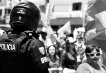 Denuncian represión contra manifestantes y periodistas en Ecuador