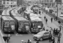 Parcial pero contundente paro de transporte urbano en Perú