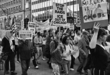 Movilizaciones en Chicago, EE.UU. contra despliegue de la Guardia Nacional