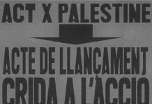 Barcelona se convertirá en el epicentro de una campaña de solidaridad con Palestina