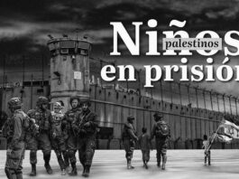 Niños palestinos en prisión