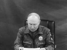 Putin visita un puesto de mando de las FF.AA. rusas