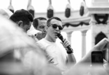 «¡Asesino!»: Migrantes ecuatorianos abuchean a Noboa en Nueva York