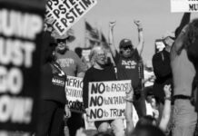 Protestas en Washington al grito de «que se largue Trump», el fascista