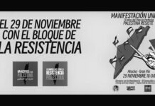 El 29 de noviembre, con el Bloque de la Resistencia