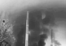 Una central térmica ucraniana arde tras un ataque ruso
