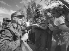 Presidente Díaz-Canel visita Guantánamo para evaluar daños tras paso de Melissa