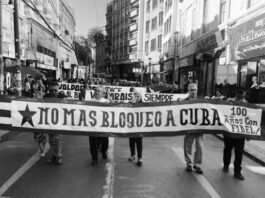 Con una marcha por Valparaíso comenzó encuentro solidario con Cuba