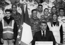 Soldado abandona ante las cámaras el discurso de Macron sobre un nuevo servicio militar