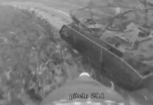 Drones rusos cazan blindados M113 yanqui en la provincia de Zaporozhie