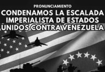 PC del P Patria Roja: Condenamos Escalada Imperialista Contra Venezuela
