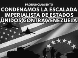 PC del P Patria Roja: Condenamos Escalada Imperialista Contra Venezuela