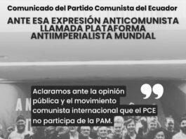El Partido Comunista del Ecuador ante esa expresión anticomunista llamada «Plataforma Antiimperialista Mundial»