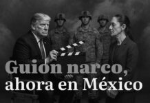 Guion narco, ahora en México