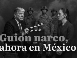 Guion narco, ahora en México