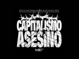 Madrid, 14 de diciembre: CJS convoca concentración para denunciar las muertes en el trabajo