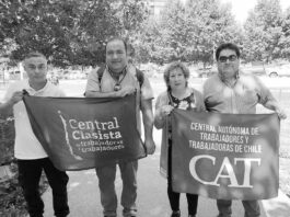 Sindicalistas chilenos condenan escalada militar de EEUU en la región