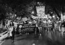 Los perros del régimen de Milei reprimen protesta contra proyecto minero en Mendoza, Argentina