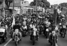 Caravana motorizada protesta en Venezuela contra el “Pirata Mayor del Caribe»