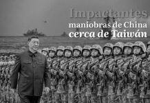 Impactantes imágenes de las maniobras de China cerca de Taiwán