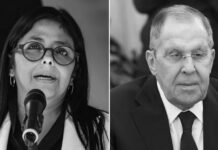 «Firme solidaridad con el pueblo venezolano»: Lavrov habla por teléfono con Delcy Rodríguez