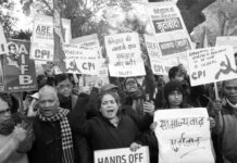 Trabajadores de India se une a protestas en solidaridad con Venezuela