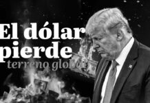 El dólar cae a mínimo histórico en reservas globales