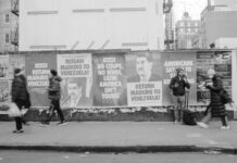 Calles de Nueva York se llenan de carteles para exigir liberación del presidente Maduro