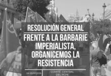 Frente a la barbarie imperialista: ¡Organicemos la resistencia!