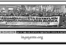 Que se haga más fuerte la organización contra el fascismo