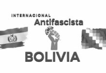 Antifascistas de Bolivia exigen libertad de presidente venezolano