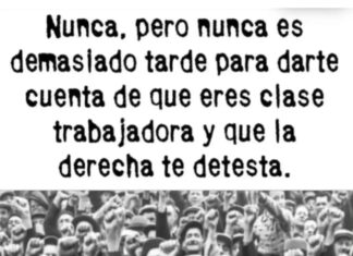 La izquierda clasista no es la verdadera izquierda.