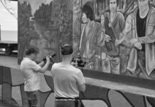 Nicaragua. Comunicadores rusos realizan reportaje a héroes que derribaron al mercenario Hassenfus