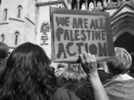 La prohibición de Acción Palestina en Reino Unido ha sido declarada ilegal