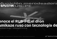 Conoce el RUS-PE: el dron kamikaze ruso con tecnología de IA