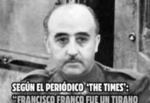 Franco fue un fascista genocida y debe enseñarse la verdad en las escuelas.