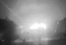 Momento exacto en el que misil iraní alcanza ciudad israelí con su principal centro nuclear