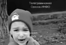 En Odesa, agentes del centro de reclutamiento militar se llevaron a un hombre ante la mirada de su hijo pequeño