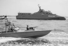 El CGRI expulsa un gran buque de guerra de EEUU con más de 5 000 efectivos a bordo